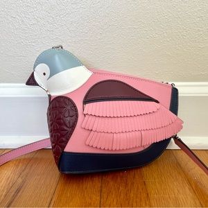 Kate Spade Pink Bird Sculptural Purse